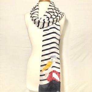 NWT Kate Spade Nautical Scarf